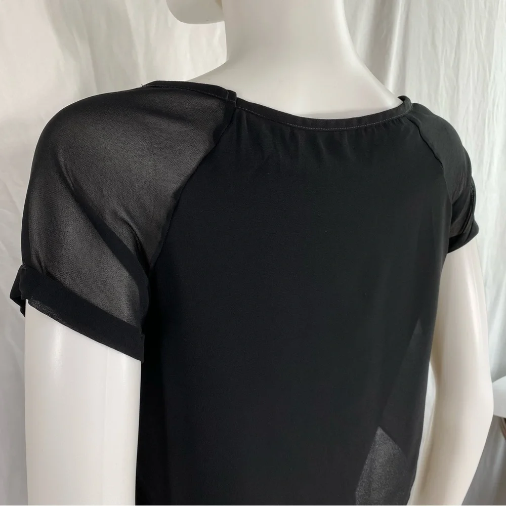 American Eagle Multi-Layered Black Top